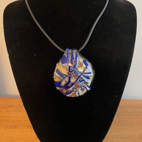 Gorgeous Italy Mirano Glass Necklace - Picture 1 of 5